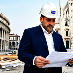 Home 5 범죄 피해자와 가해자 간 법적 조정 절차 - **
"A successful architect, fully clothed in stylish professional attire, reviewing blueprints on a...